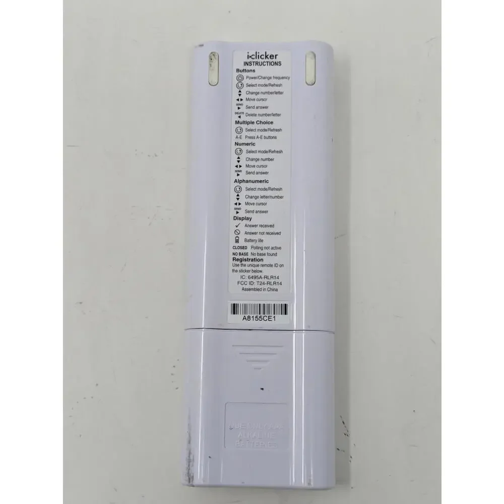 iClicker 2 Student Classroom Response System Remote Control - Tested - Picture 2 of 2